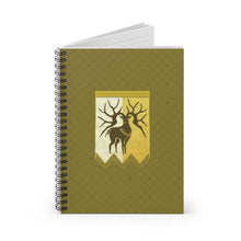 Load image into Gallery viewer, Golden Deer Spiral Notebook (Lined)
