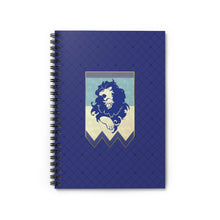 Load image into Gallery viewer, Blue Lions Spiral Notebook (Lined)
