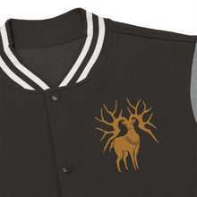 Load image into Gallery viewer, Golden Deer Varsity Jacket
